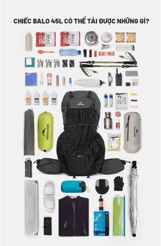 Balô Trekking chuyên dụng Naturehike Rock 2.0 CNK2550XB018