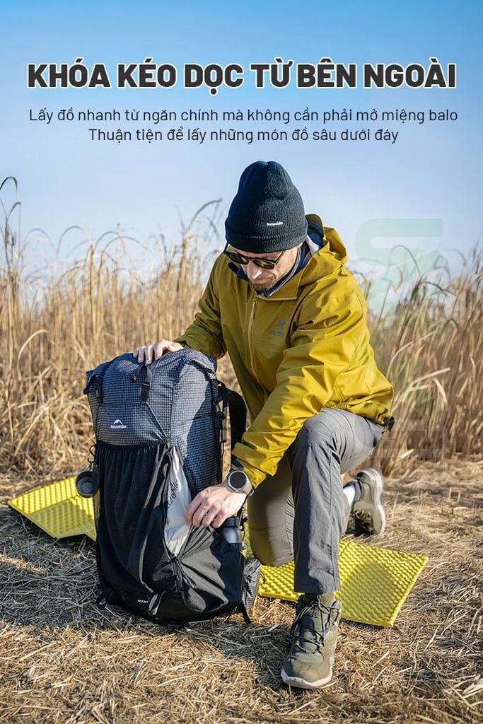 Balô Trekking chuyên dụng Naturehike Rock 2.0 CNK2550XB018
