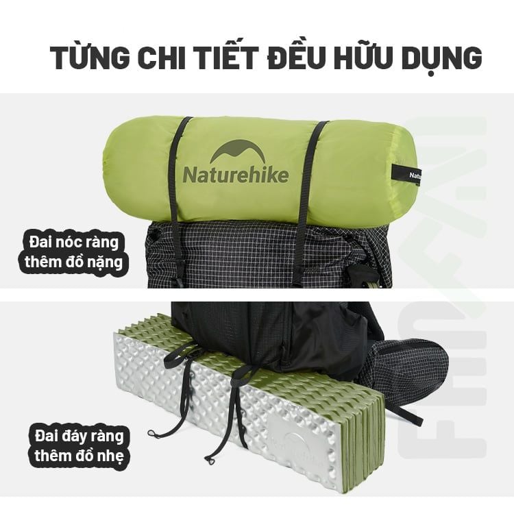 Balô Trekking chuyên dụng Naturehike Rock 2.0 CNK2550XB018