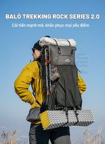Balô Trekking chuyên dụng Naturehike Rock 2.0 CNK2550XB018