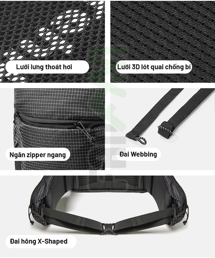 Balô Trekking chuyên dụng Naturehike Rock 2.0 CNK2550XB018