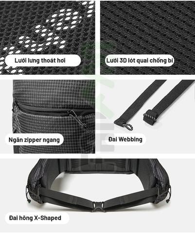 Balô Trekking chuyên dụng Naturehike Rock 2.0 CNK2550XB018