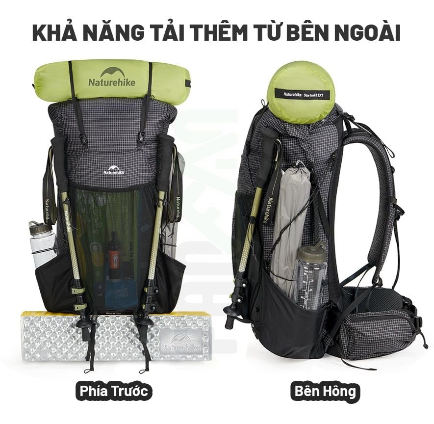 Balô Trekking chuyên dụng Naturehike Rock 2.0 CNK2550XB018