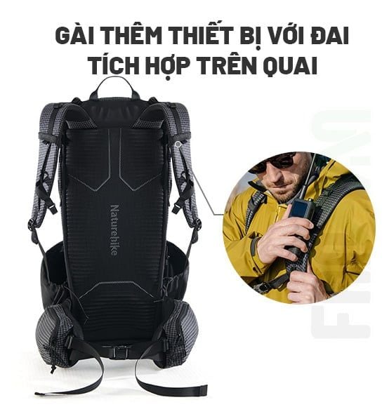Balô Trekking chuyên dụng Naturehike Rock 2.0 CNK2550XB018