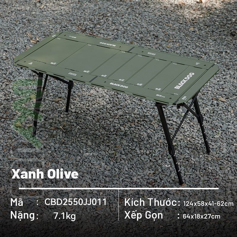 Bàn xếp cắm trại IGT Tactical 4.5 Unit Blackdog CBD2550JJ011
