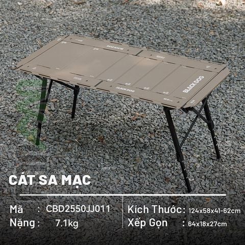 Bàn xếp cắm trại IGT Tactical 4.5 Unit Blackdog CBD2550JJ011