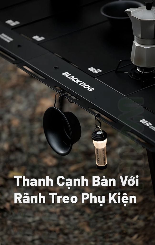 Bàn xếp cắm trại IGT Tactical 4.5 Unit Blackdog CBD2550JJ011