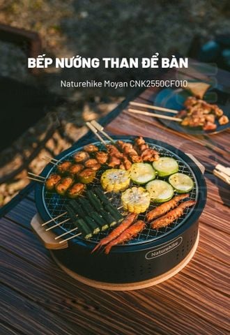Bếp than xếp gọn để bàn cắm trại Naturehike Moyan CNK2550CF010