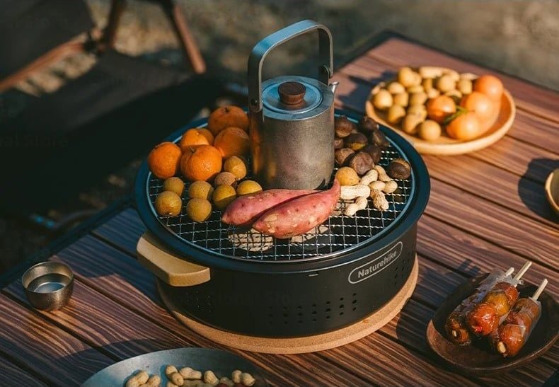 Bếp than xếp gọn để bàn cắm trại Naturehike Moyan CNK2550CF010