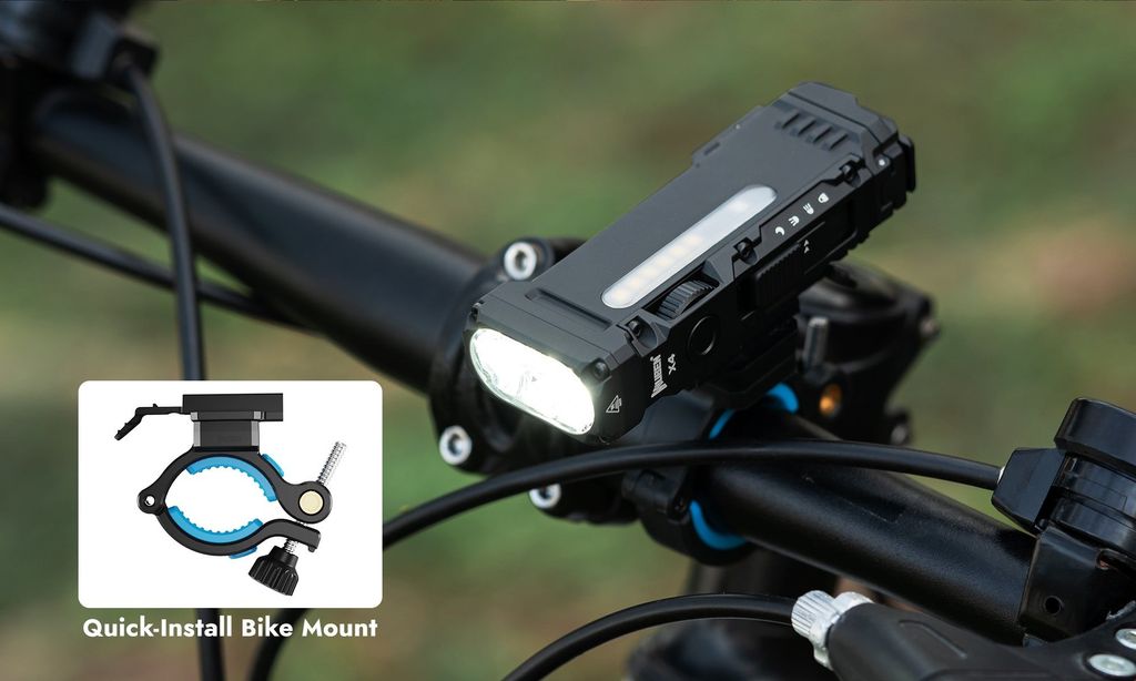 Wuben AT2X Mount kẹp đèn xe đạp