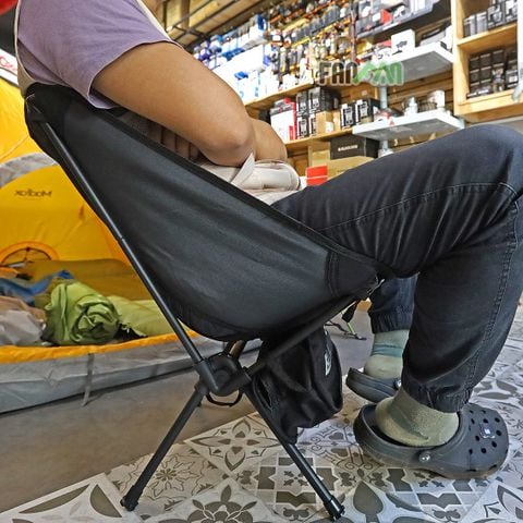 Ghế cắm trại xếp gọn khung thép BLACKDOG CBD2550JJ021