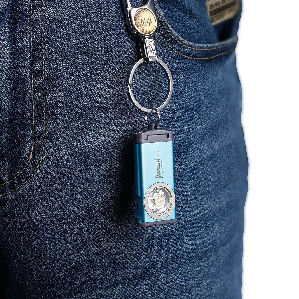 Wuben G2 đèn pin móc khóa nhỏ gọn 500LM pin sạc Type-C