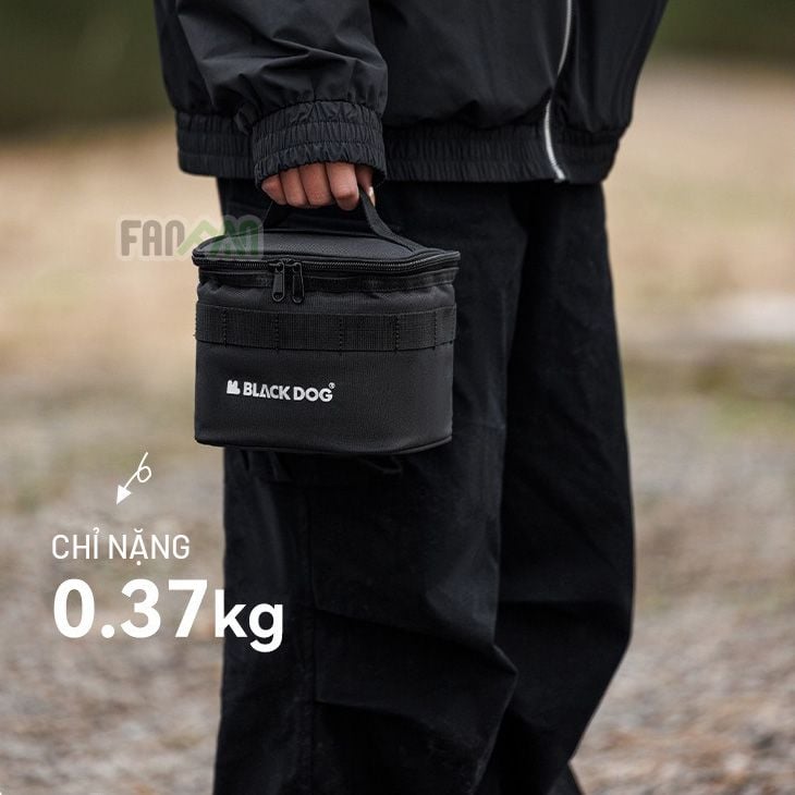 Túi đựng chai lọ gia vị (kèm 7 lọ) BLACKDOG CBD2450XB019