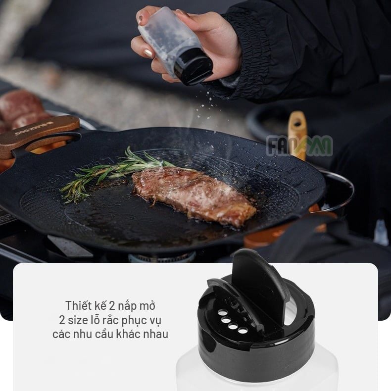 Túi đựng chai lọ gia vị (kèm 7 lọ) BLACKDOG CBD2450XB019