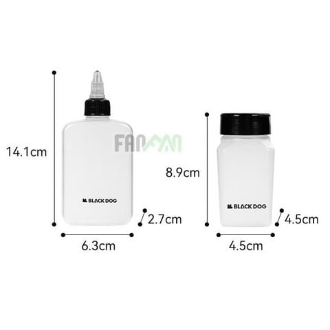 Túi đựng chai lọ gia vị (kèm 7 lọ) BLACKDOG CBD2450XB019