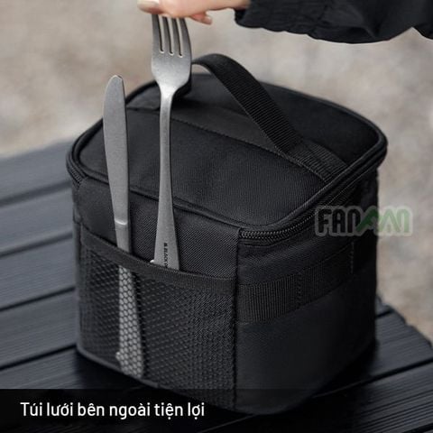 Túi đựng chai lọ gia vị (kèm 7 lọ) BLACKDOG CBD2450XB019