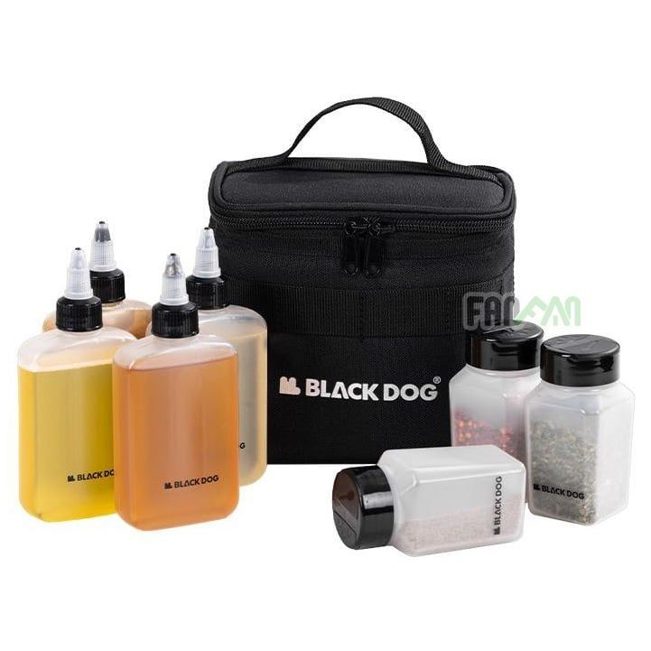 Túi đựng chai lọ gia vị (kèm 7 lọ) BLACKDOG CBD2450XB019