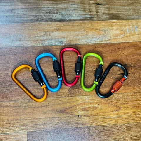 Carabiner chữ D có khóa vặn Vultura VTR-CA2501