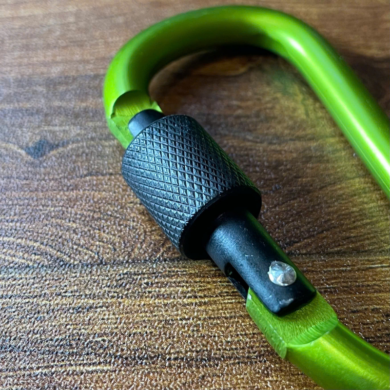 Carabiner chữ D có khóa vặn Vultura VTR-CA2501