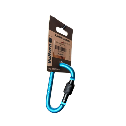 Carabiner chữ D có khóa vặn Vultura VTR-CA2501