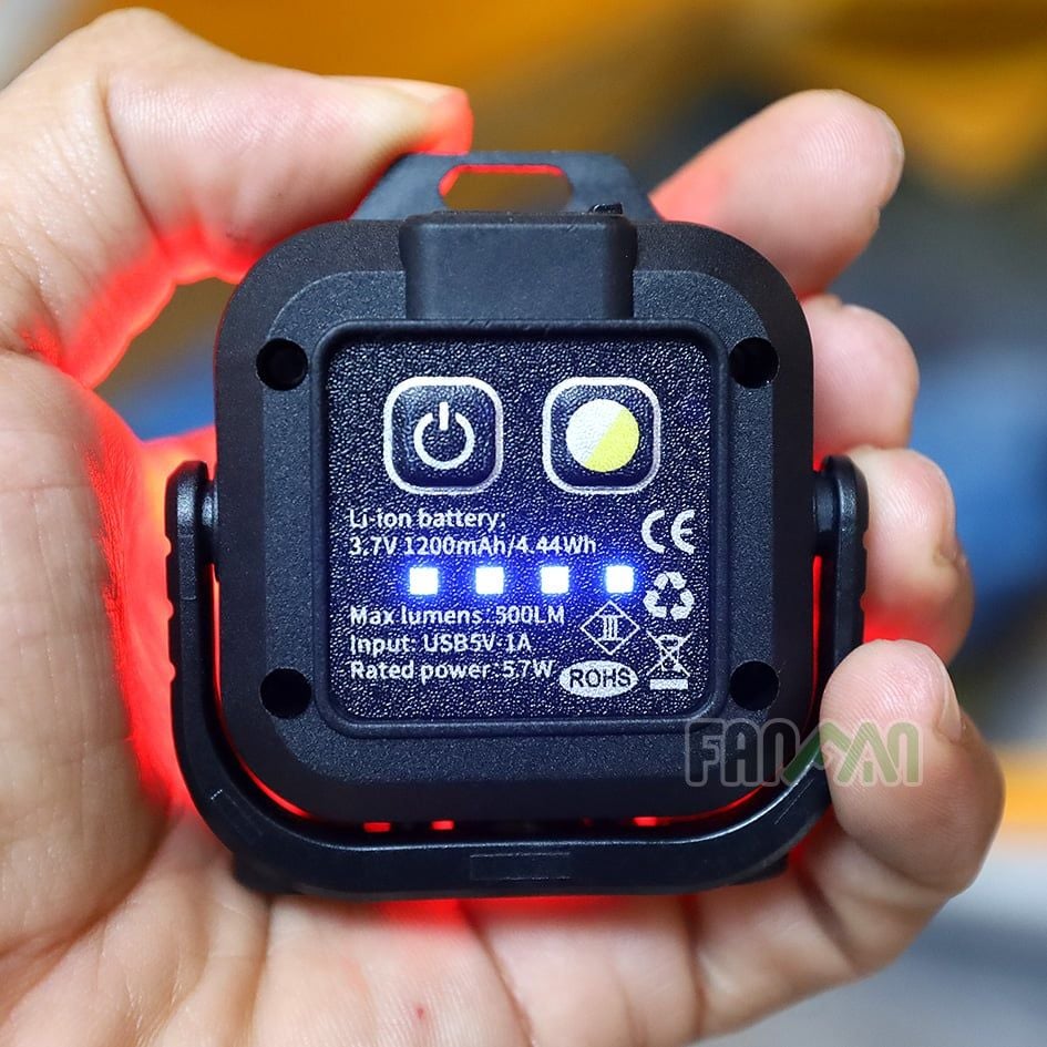 Đèn pin làm việc COB mini Blackdog CBD2550ZM017
