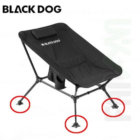 Chân chống lún gắn ghế cắm trại Blackdog PBD2450PJ011 (4pcs)