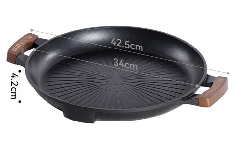 Chảo nhôm Camping đáy bằng Blackdog CBD2550CF021