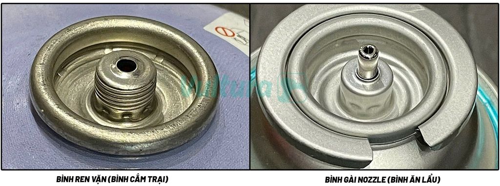 Đầu chuyển đổi bình gas dã ngoại có chân đỡ bình Vultura VTR-GS2501