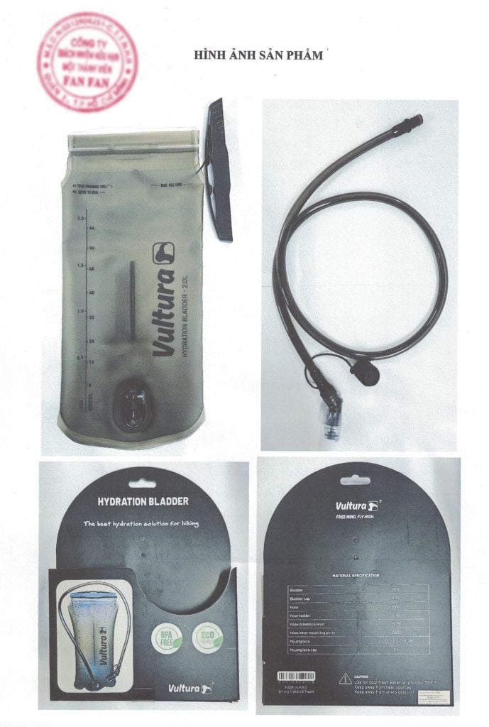 Túi nước ba lô Vultura Hydration Bladder HY1500/2000