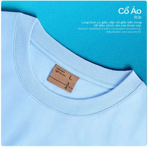 Áo Thun Dáng Relax Vải Sorona Co giãn Thoáng Khí - TTSM24010