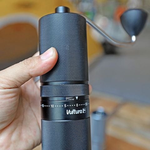 Cối xay cà phê hạt thủ công dã ngoại Vultura KG1 - lõi thép CNC 7 cánh