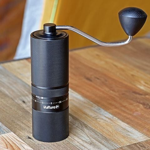 Cối xay cà phê hạt thủ công dã ngoại Vultura KG1 - lõi thép CNC 7 cánh