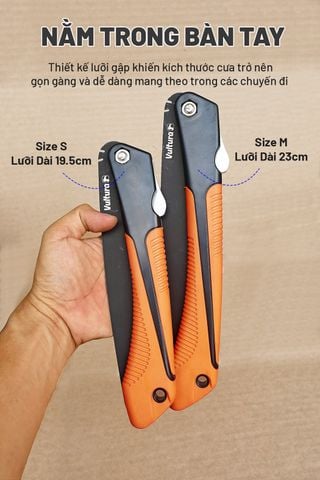 Cưa xếp dã ngoại đi rừng bỏ túi Vultura VTR-SW2501