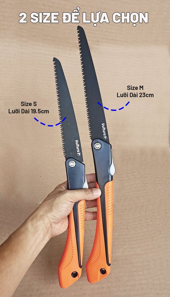 Cưa xếp dã ngoại đi rừng bỏ túi Vultura VTR-SW2501