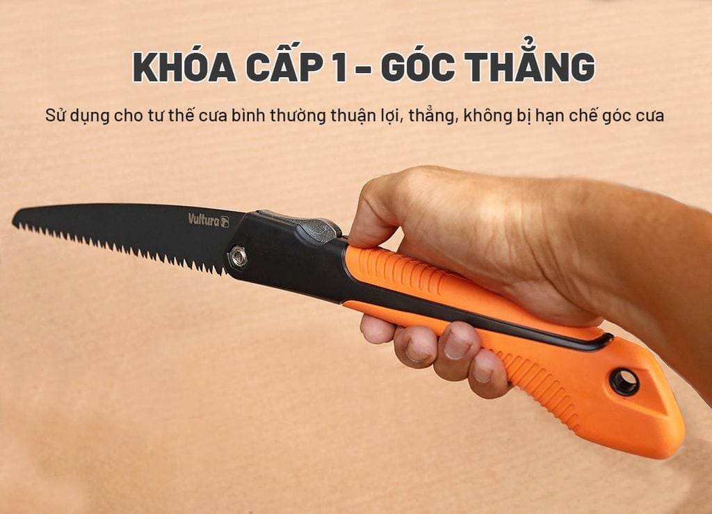 Cưa xếp dã ngoại đi rừng bỏ túi Vultura VTR-SW2501