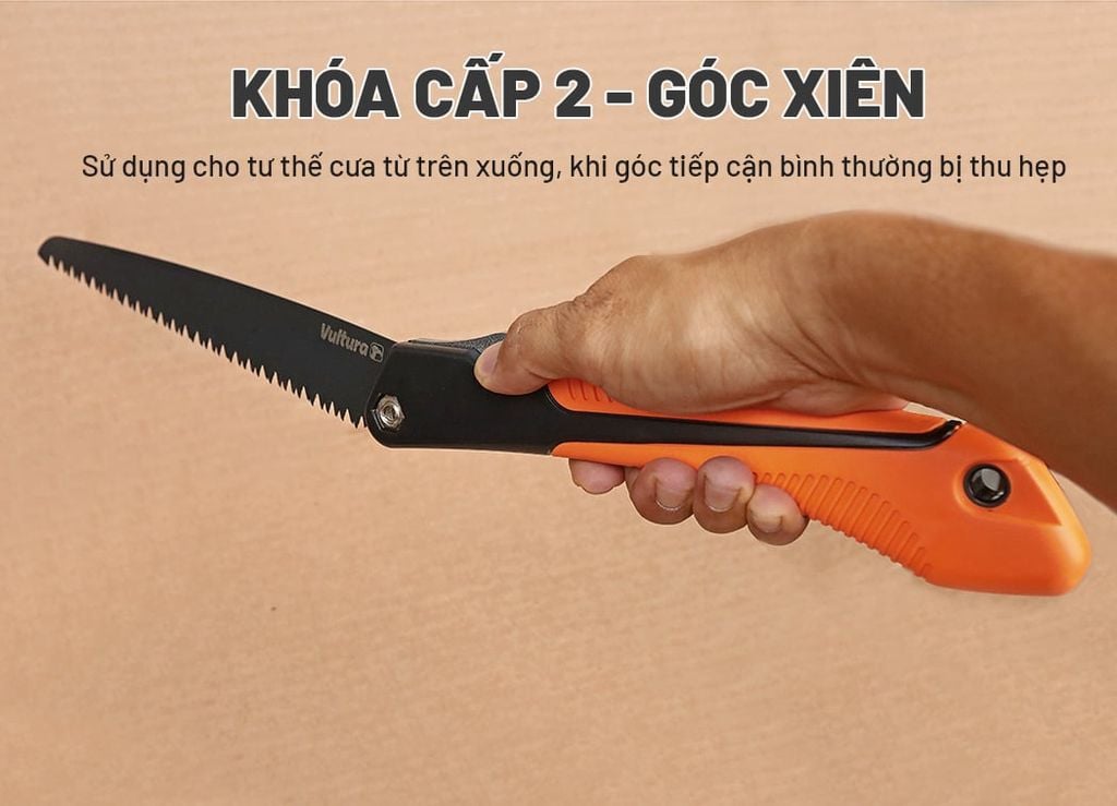 Cưa xếp dã ngoại đi rừng bỏ túi Vultura VTR-SW2501