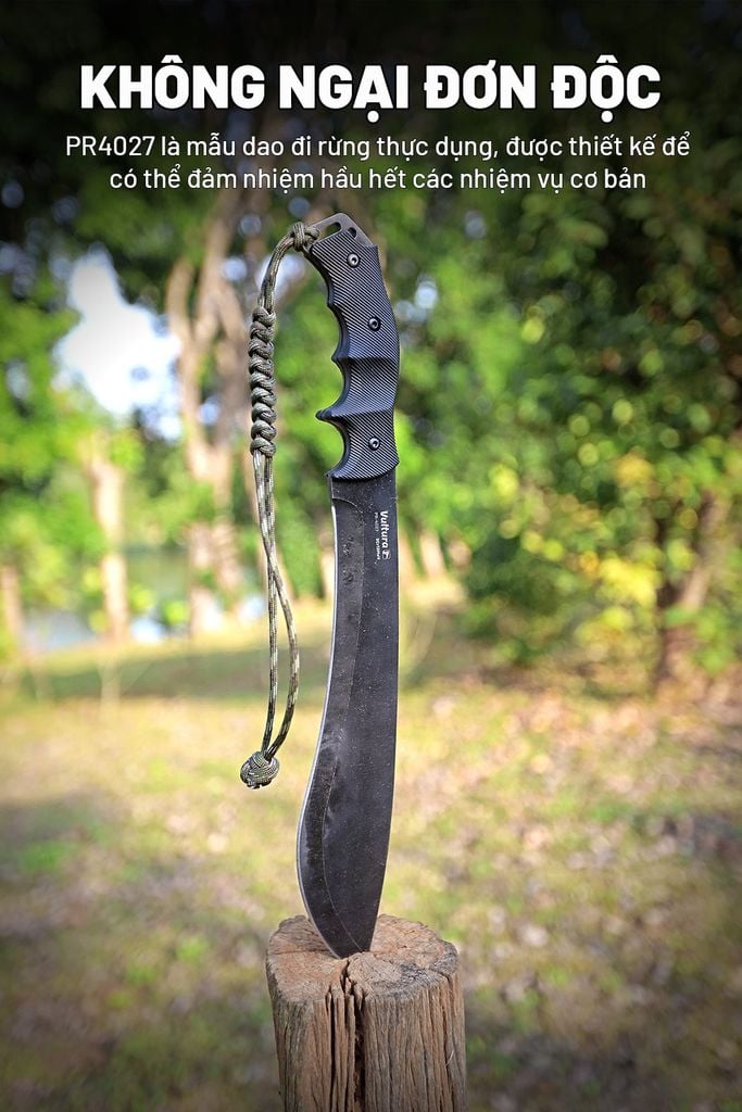 Dao rựa Parang sinh tồn đi rừng Vultura PR4027