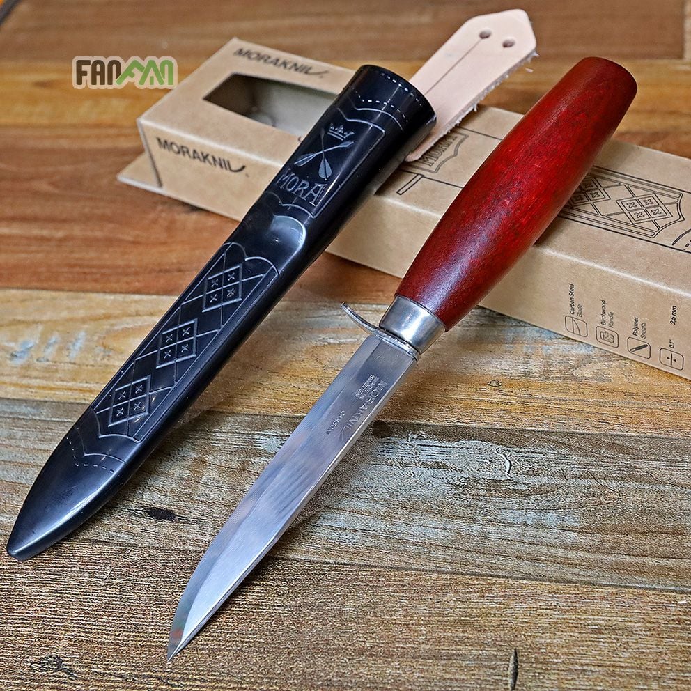 Dao Morakniv® Classic No.2F (Finger Guard) - Carbon Steel