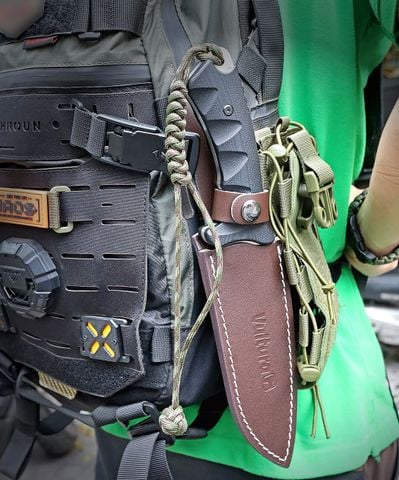 Dao sinh tồn Outdoor full-tang thép D2 Vultura KX-15