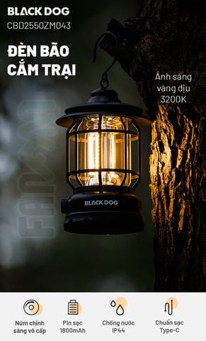 Đèn bão cắm trại treo lều Blackdog CBD2550ZM043