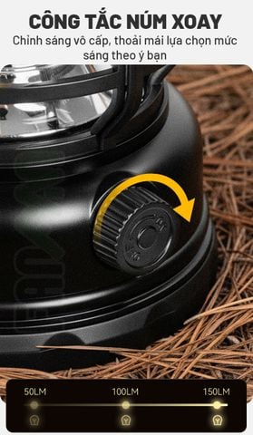 Đèn bão cắm trại treo lều Blackdog CBD2550ZM043
