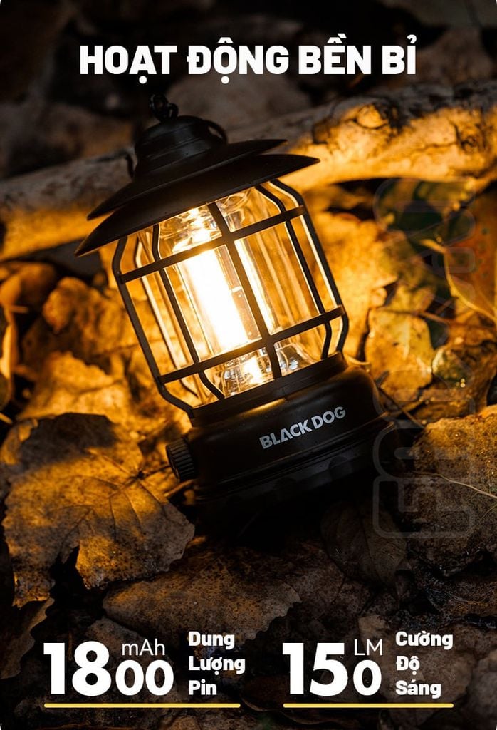 Đèn bão cắm trại treo lều Blackdog CBD2550ZM043