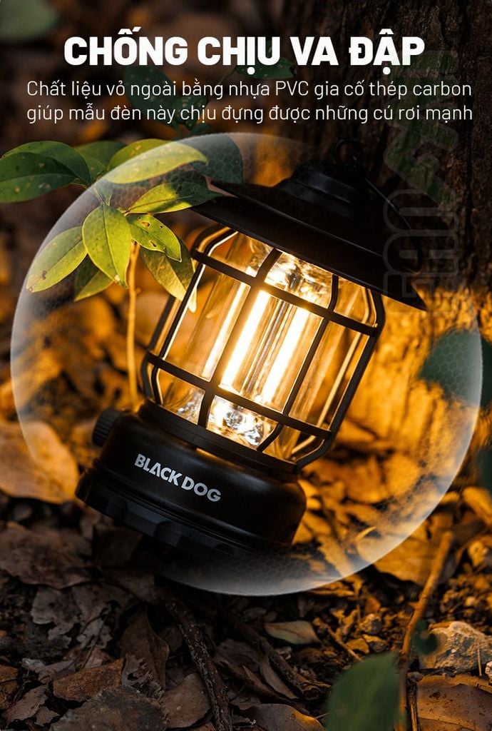 Đèn bão cắm trại treo lều Blackdog CBD2550ZM043