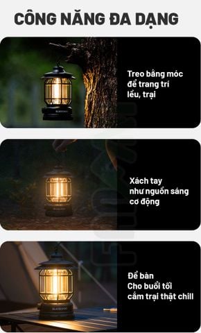 Đèn bão cắm trại treo lều Blackdog CBD2550ZM043