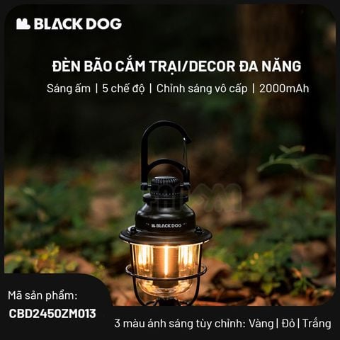 Đèn treo, để bàn cắm trại Retro Vintage BLACKDOG CBD2450ZM013
