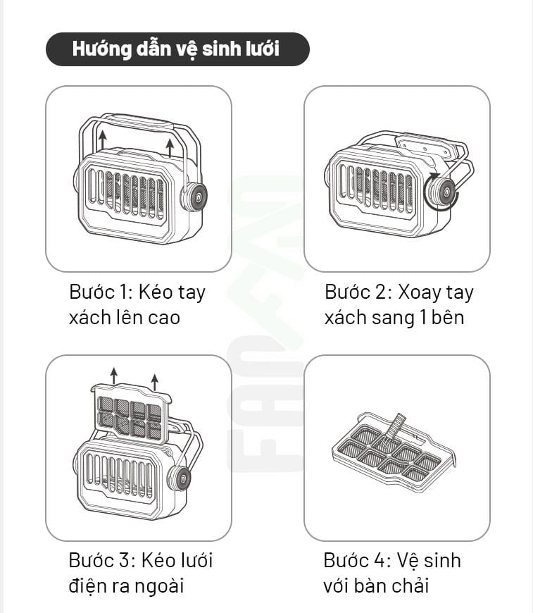 Đèn pin bắt muỗi cắm trại đa năng Naturehike CNK2550ZM013