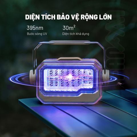 Đèn pin bắt muỗi cắm trại đa năng Naturehike CNK2550ZM013