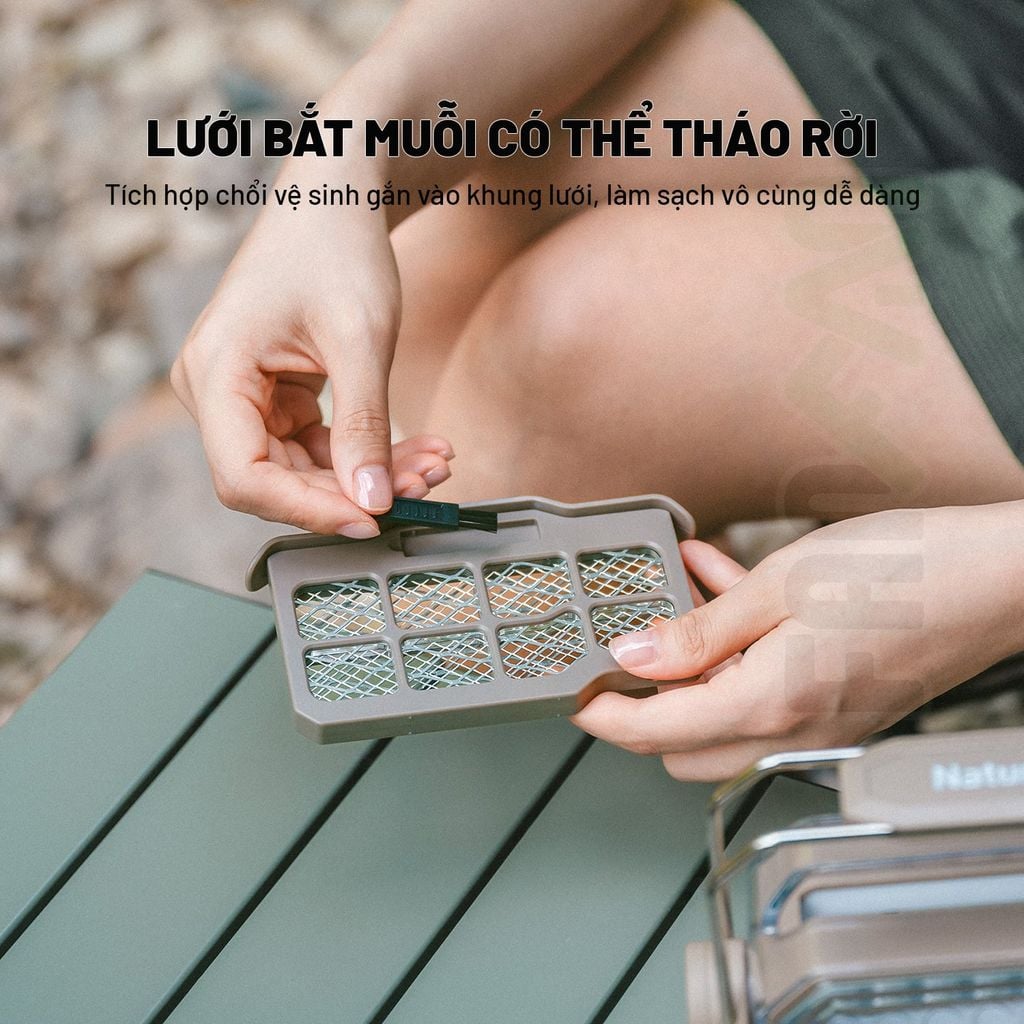 Đèn pin bắt muỗi cắm trại đa năng Naturehike CNK2550ZM013