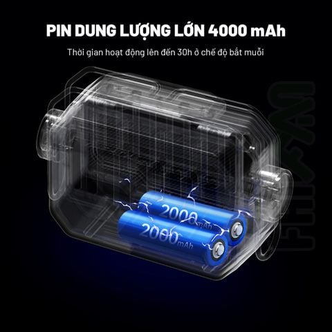 Đèn pin bắt muỗi cắm trại đa năng Naturehike CNK2550ZM013