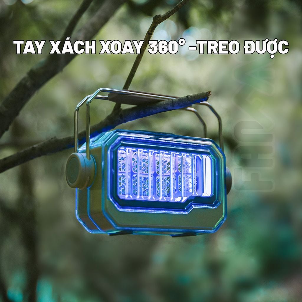 Đèn pin bắt muỗi cắm trại đa năng Naturehike CNK2550ZM013